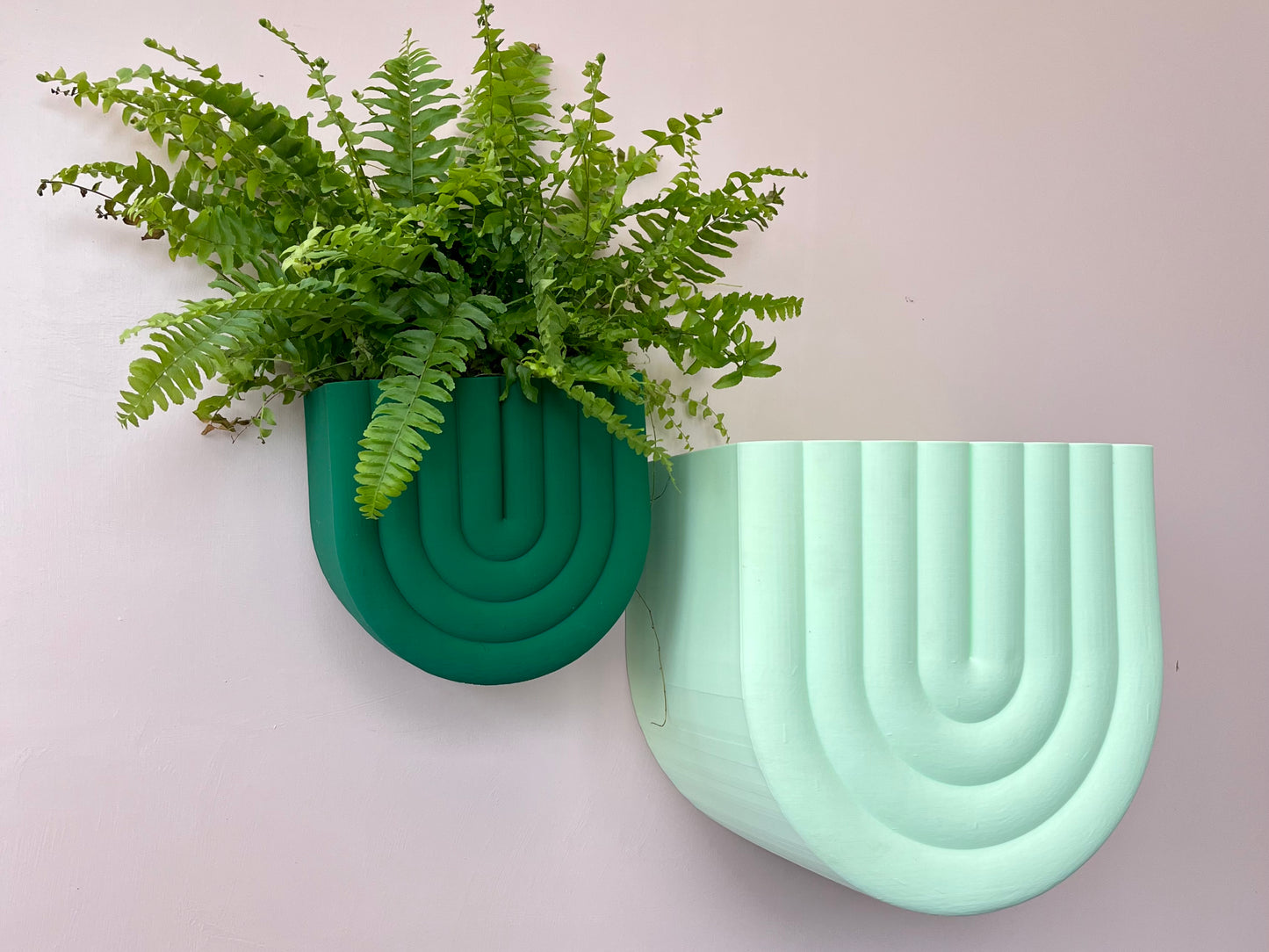 Rainbow Shaped Wall Mounted Plant Pot Indoor