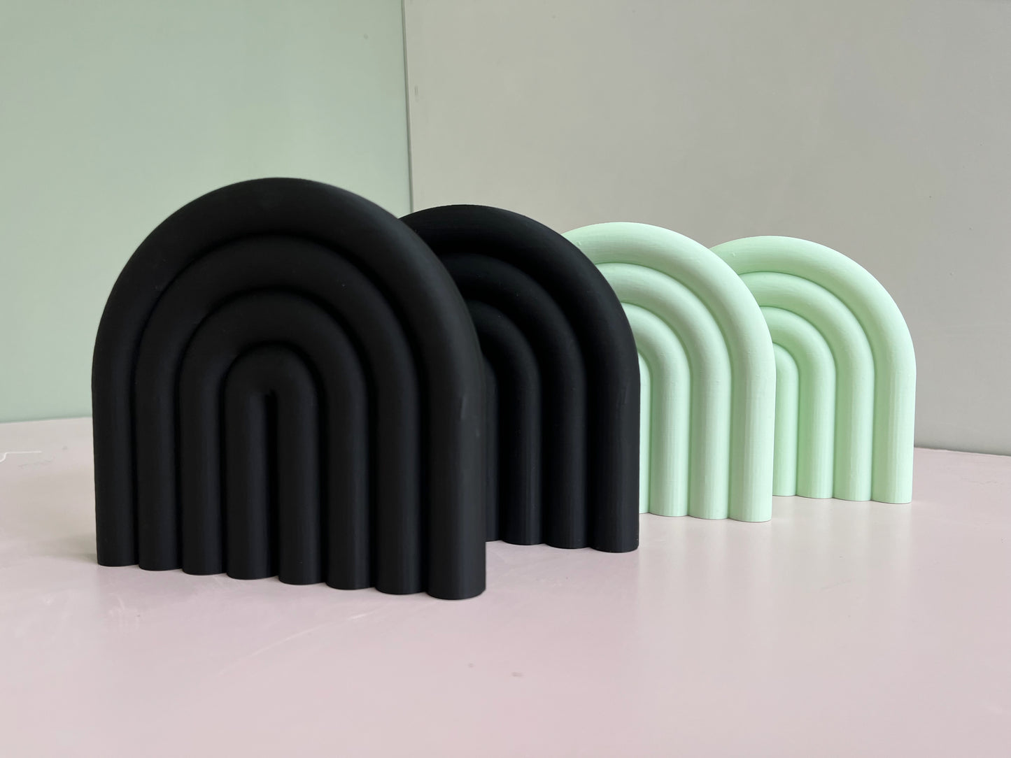 Rainbow Texture Book Ends