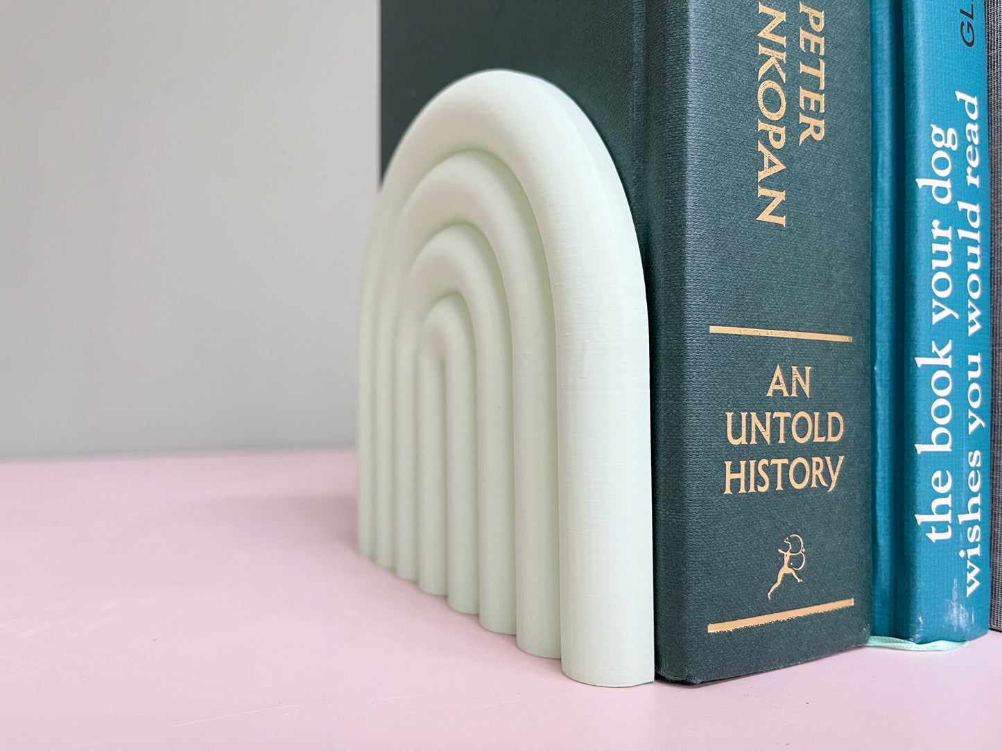 Rainbow Texture Book Ends