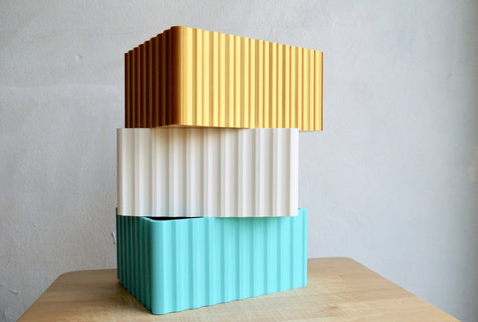 Corrugated Texture Storage box