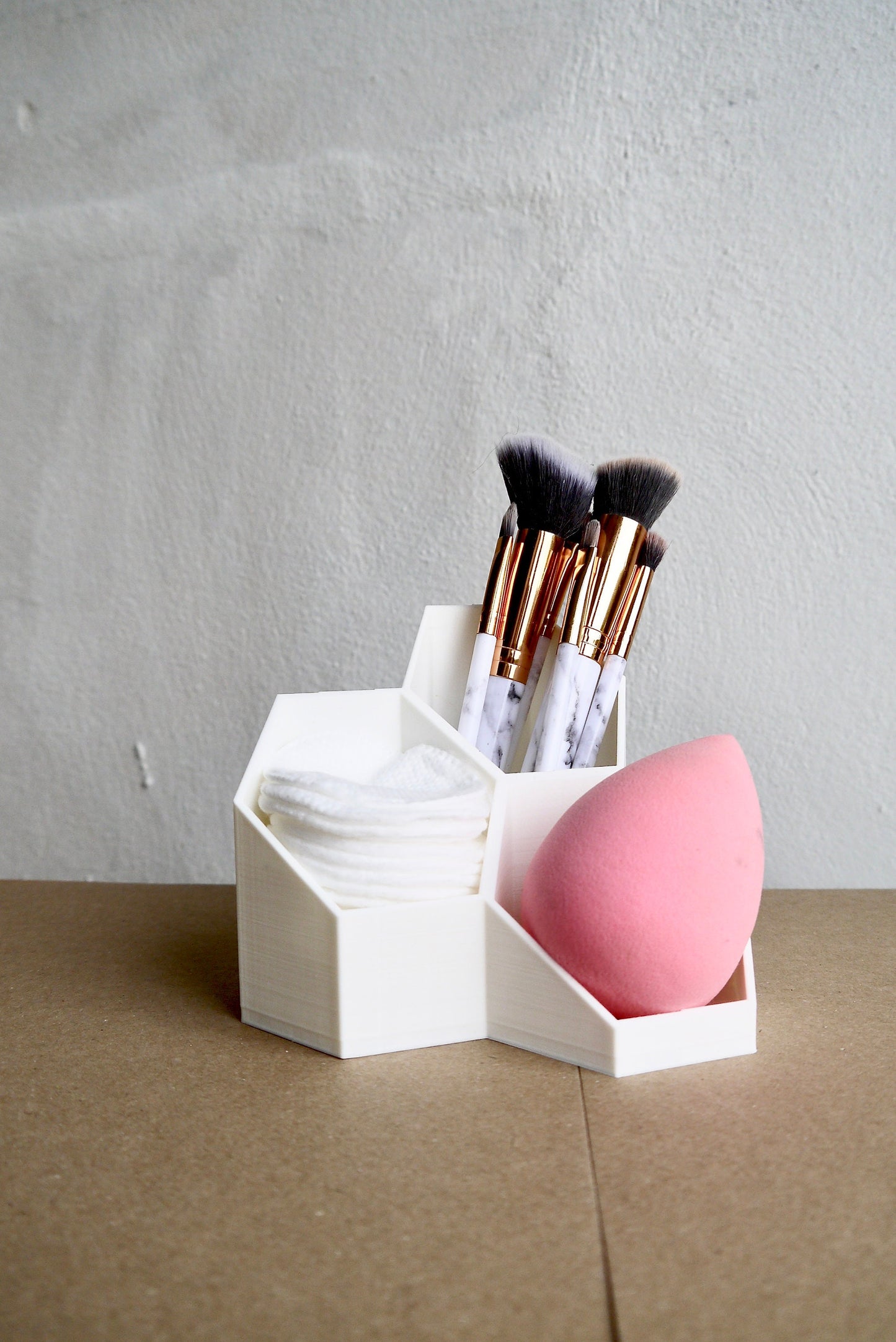 Geometric Hexagon Makeup Organiser