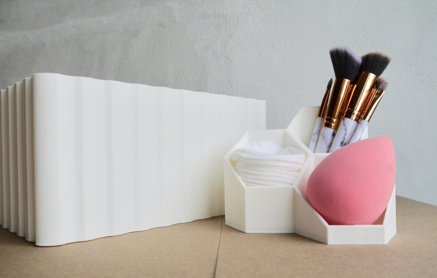 Geometric Hexagon Makeup Organiser