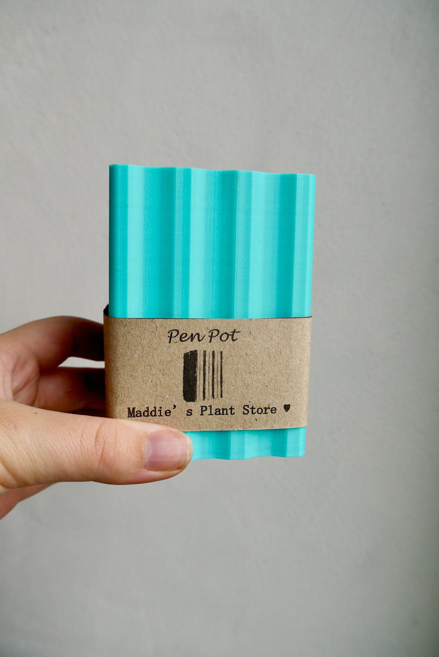 Corrugated Texture Pen Pot