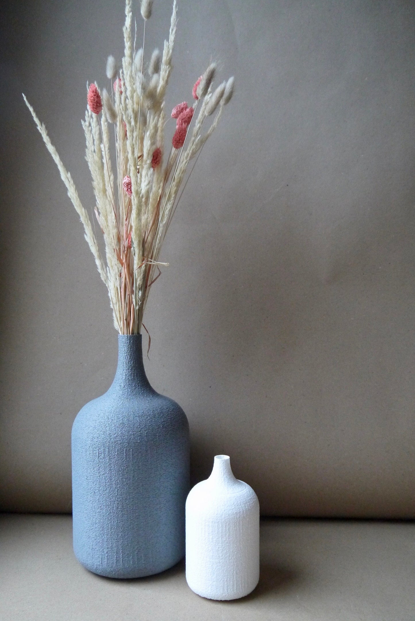 Texture Bottle Vase for Dried Flowers