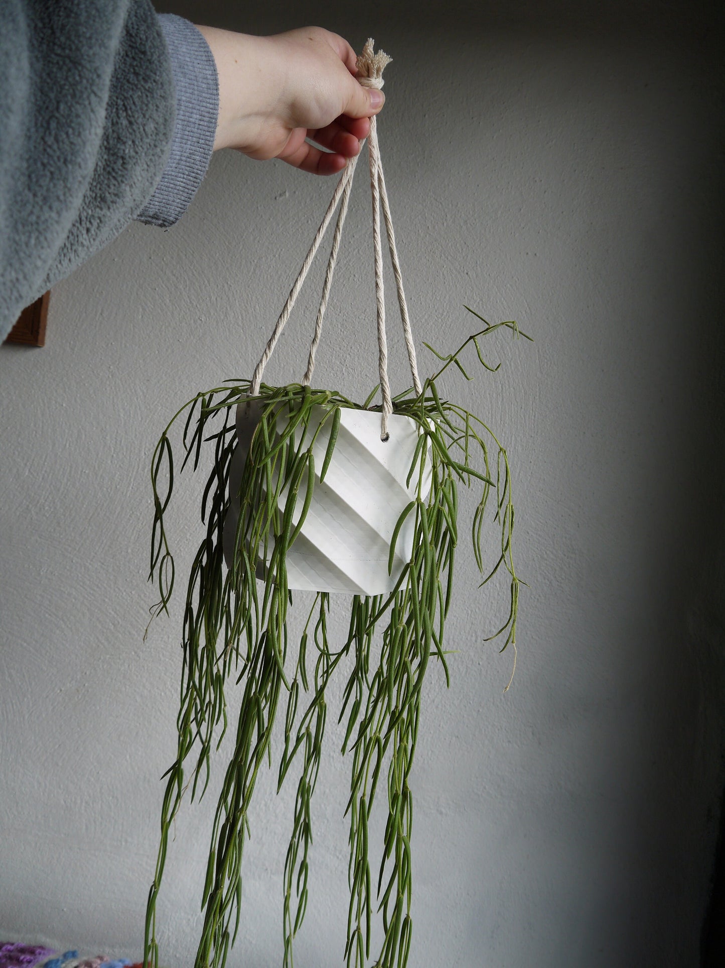 Hanging Twist Plant Pot