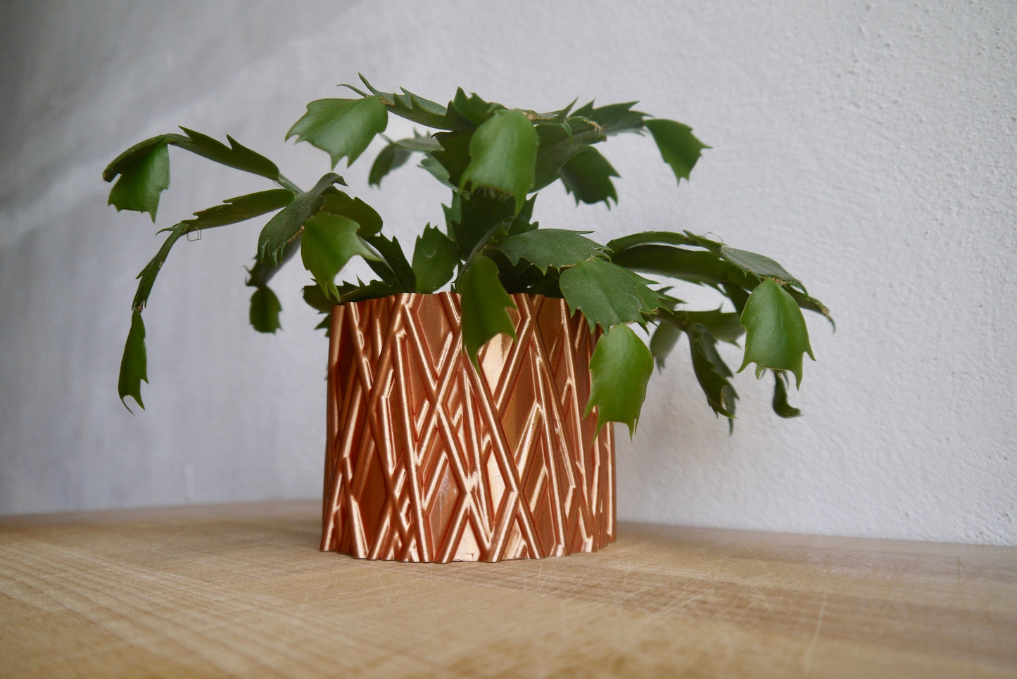 Copper Pipework Inspired Plant Pot