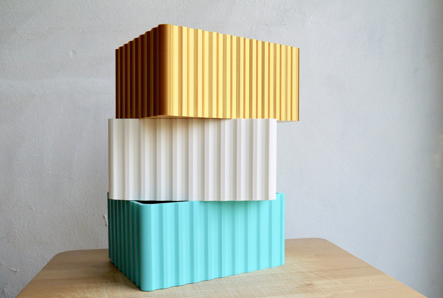 Corrugated Texture Storage box